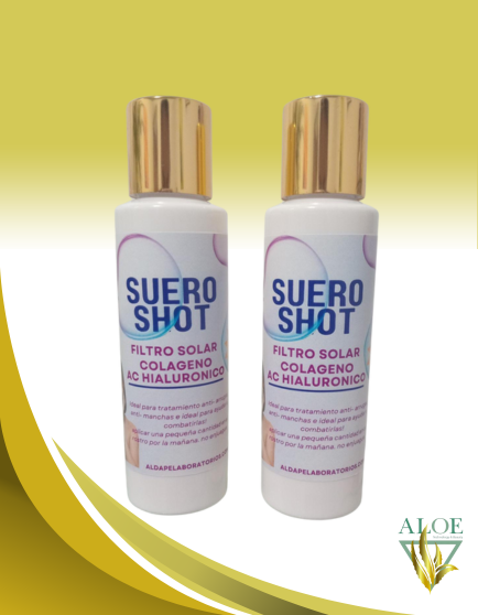 SUERO SHOT FILTRO SOLAR SPF 80 COLAGENO AC HIALURONICO