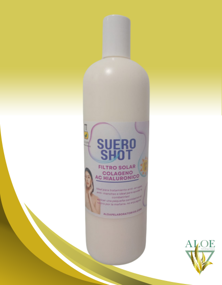 SUERO SHOT FILTRO SOLAR SPF 80 COLAGENO AC HIALURONICO