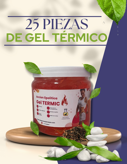 Paquete de 25 piezas de gel térmico