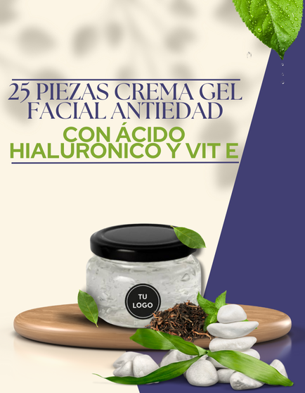 Paquete de 25 piezas de Gel facial anti edad