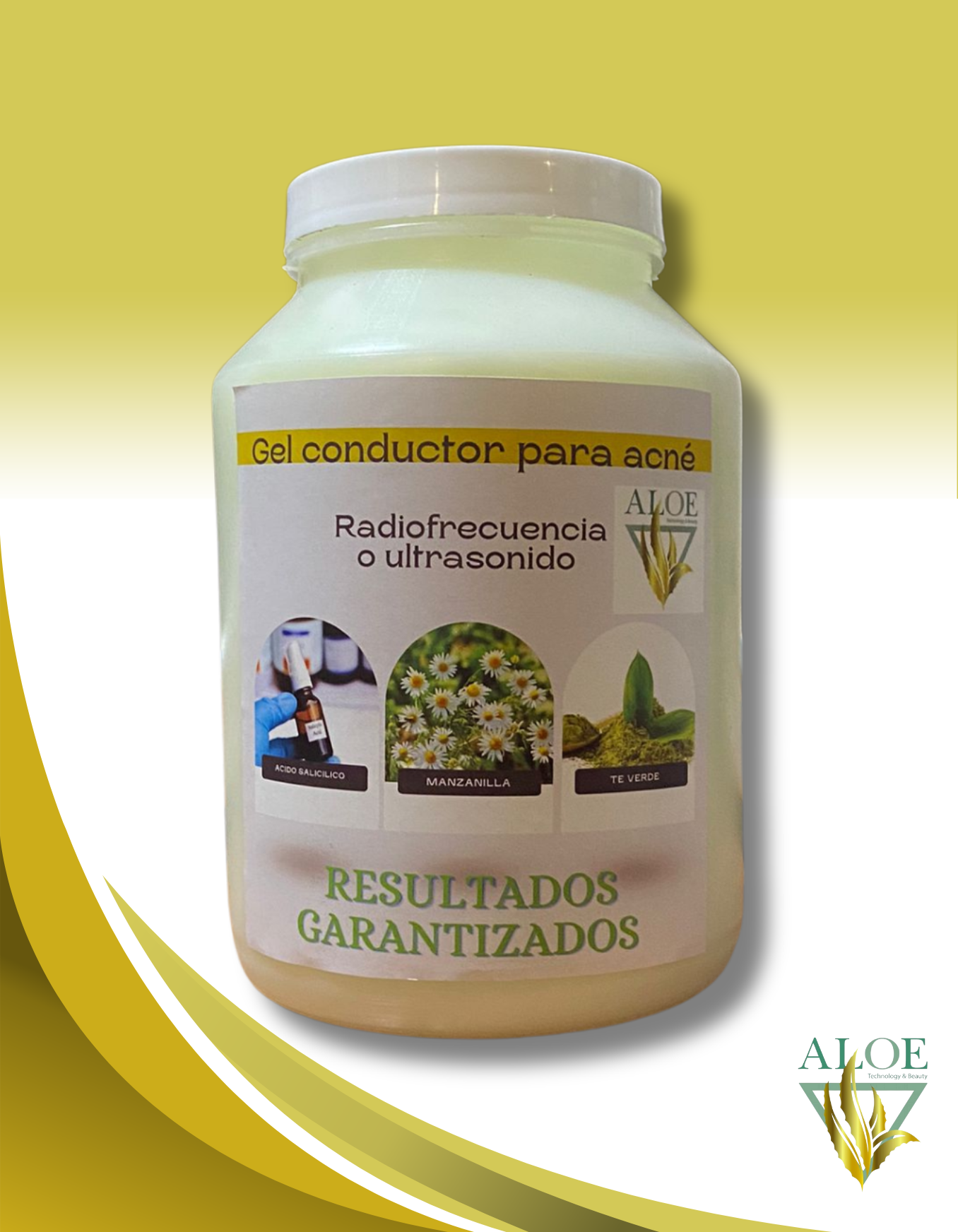 Gel conductor para acne