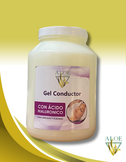 GEL CONDUCTOR CON ÁCIDO  HIALURÓNICO.